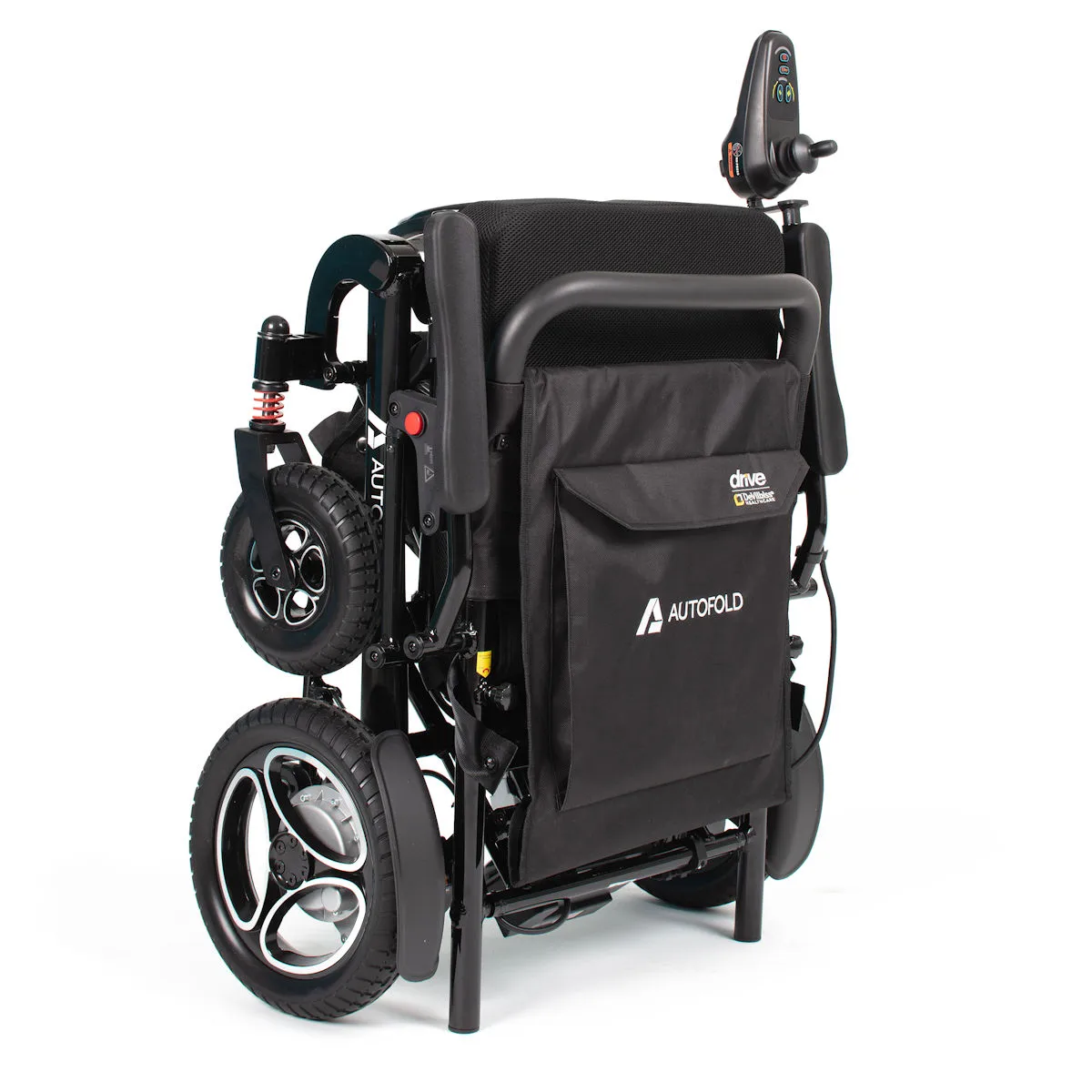 Drive AutoFold Powerchair Folded Standing.jpg
